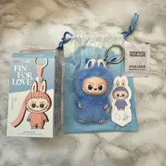 【O ブルー】PIN FOR LOVE ミニラブブ イニシャル アルファベット