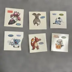 ポケモン　デコキャラシール6枚まとめ売り
