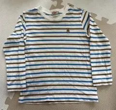 ミキハウス　ストライプ 長袖Tシャツ 110サイズ