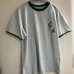 トイストーリー　スリンキードッグの刺繍 半袖Tシャツ Lサイズ（新品タグあり）
