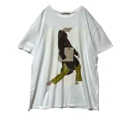 2517 ザラ 半袖 Tシャツ L ホワイト 白 アートグラフィックプリントのサムネイル