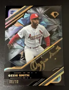 topps diamond icons Ozzie Smith auto 金ペン