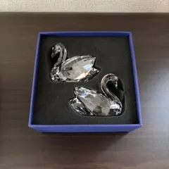 【新品未使用】スワロフスキー　SWAROVSKI　スワン　カップル　2羽セット