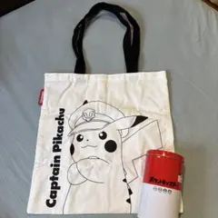 キャプテンピカチュウ 缶入りトートバック　未使用品のサムネイル