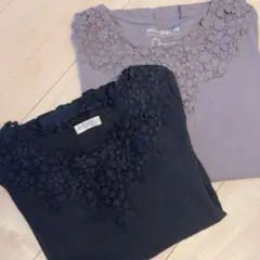 【2点セット】長袖カットソー（M）