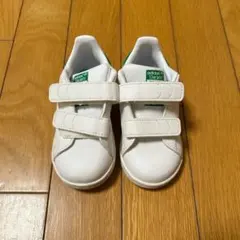adidas Stan Smith ベビーシューズ ホワイト/グリーン 13cm