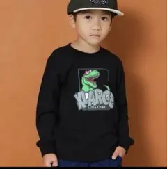 新品　XLARGE KIDS キョウリュウモチーフ長袖Tシャツ
