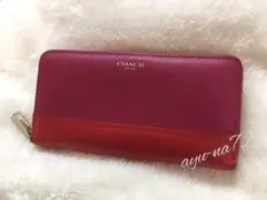 美品 COACH コーチ 長財布