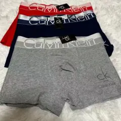 新品未使用 メンズ Calvin Klein ボクサーパンツ 3色セット M
