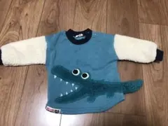 セレクトショップ　ワニ　裏起毛　トレーナー