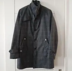 メンズ　コート　チェック柄