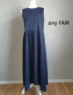 ノースリーブ ロングワンピース　エニィファム