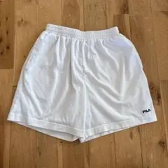 FILA ホワイト テニス　ハーフパンツ