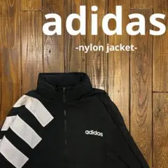 【adidas アディダス】トレフォイルナイロンジャケット　90s