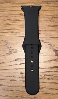 Apple Watch用 ブラック シリコンバンド 40mm