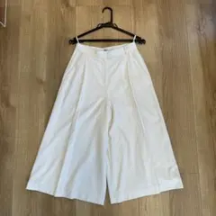 白　きれいめ　パンツ　NATURAL BEAUTY BASIC