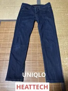 【UNIQLO 】ダークブルー スリムフィットデニム HEATTECH