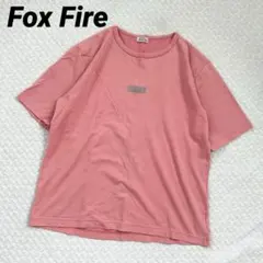 Fox Fire レディース 半袖Tシャツ ピンク ワンポイントロゴ 日本製 Lのサムネイル