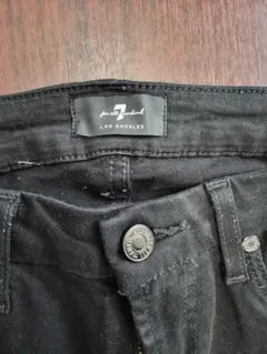 7 For All Mankind ブラック デニム パンツのサムネイル
