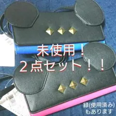 ディズニー 【未使用】ミッキーお財布バッグ(長財布) ☆匿名配送☆◎値下げ◎