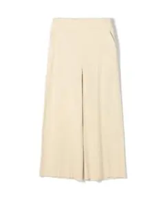 トゥモローランドMACPHEE☆コットンレーヨンセミワイドクロップドパンツ