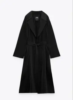 ZARA トレンチフレアミディワンピース M - メルカリ