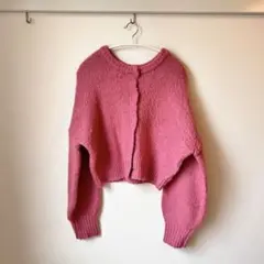 モヘア カーディガン