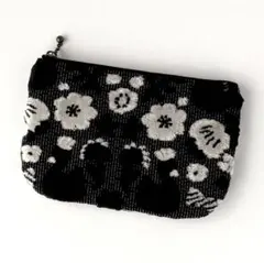 ジョリーフルール もふもふノスタルジア フラットポーチ ハンドメイド