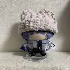 にじぱぺっと 耳付ニット帽　ベビーピンク 10cm ぬい帽子