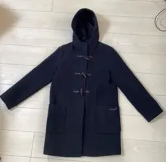 ポンポネット　ジュニア　ダッフルコート　L 紺色　ネイビー　140-150cm