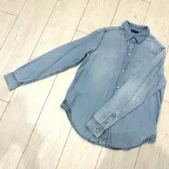 URBAN RESEARCH　テンセル100%　ライトブルー　デニムシャツ