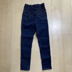 ユニクロ　マタニティ　デニムパンツ　裾上げ済