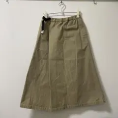 DANTON ベージュ フレアスカートのサムネイル