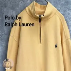 【Lサイズ】ポロ ラルフローレン ハーフジップ スウェット トレーナー 古着