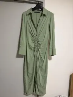 ZARA シャツワンピース