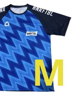 BNRFTBL 半袖プラクティスシャツ ブルー Mサイズ　サッカー　フットサルのサムネイル