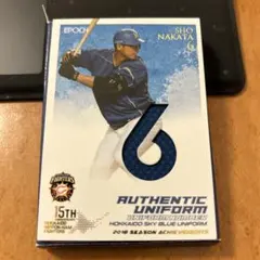 EPOCH 2018 中田翔 スカイブルーユニフォーム