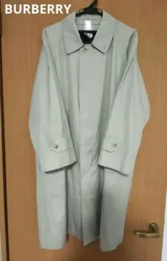 BURBERRY　ベージュ ステンカラーコート　メンズ