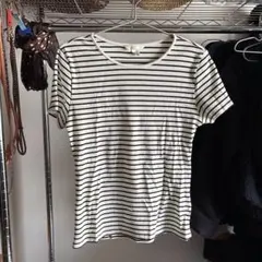 H&M ボーダートップス