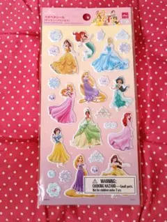 ディズニープリンセス　ペタペタシール
