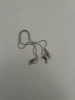 シルバー 星型ペンダント ネックレス