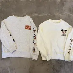 mylittlewonderミッキーマウス トレーナー 2点セット130