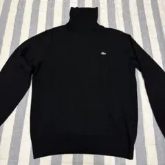 LACOSTE タートルネック ニット セーター ブラックのサムネイル