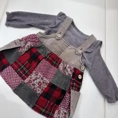 ⭐︎セット売り⭐︎RAG MART パッチワーク ワンピース 90
