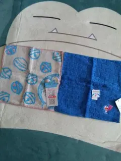 新品未使用 ドラえもん タオルハンカチ２枚セット