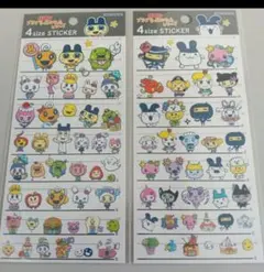 たまごっちのプチプチおみせっちシリーズ 4サイズステッカー　2枚セット