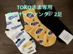 韓国♡ソウルで購入　プリントソックス3足セット