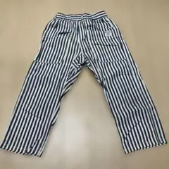 キッズ　ロングパンツ　ストライプ　120cm