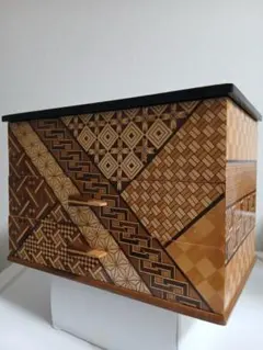 箱根寄木細工　昭和レトロ　3段引き出し　宝石箱　小銭箱　中古品 2025年最新】Yahoo!オークション -箱根寄木細工(アンティーク