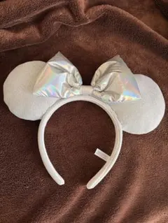 ミニーマウス　カチューシャ シルバー